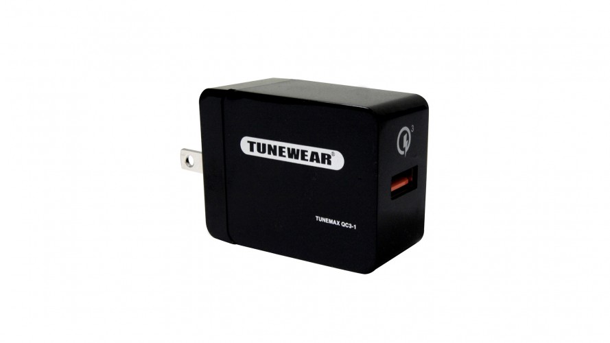 TUNEMAX Quick Charge Compact Adapter QC3-1